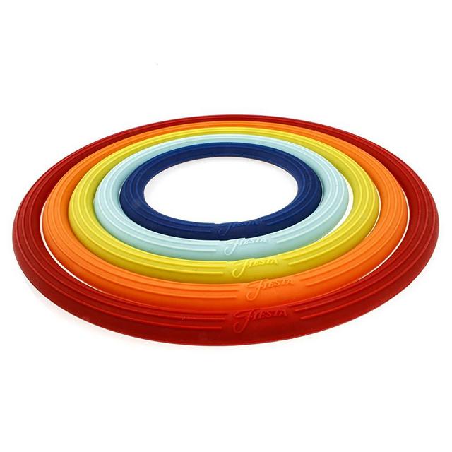 Fiesta 90467R, Multicolor 5 Piece Trivet Set