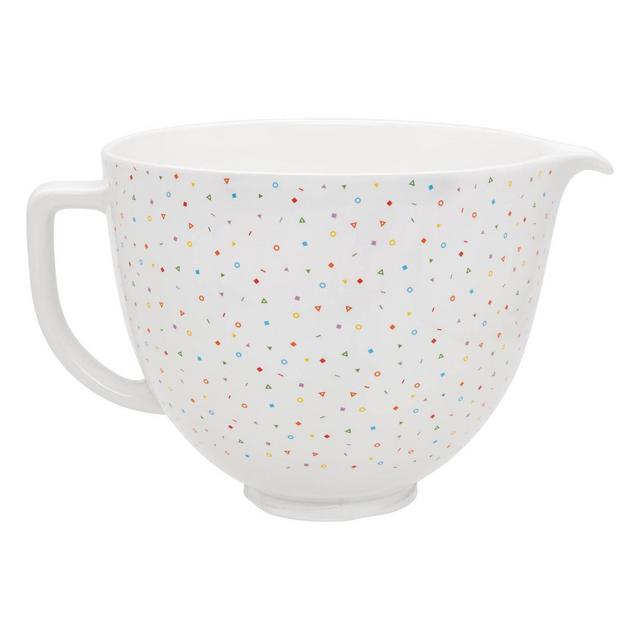 KitchenAid 5qt Confetti Sprinkle Ceramic Bowl - KSM2CB5