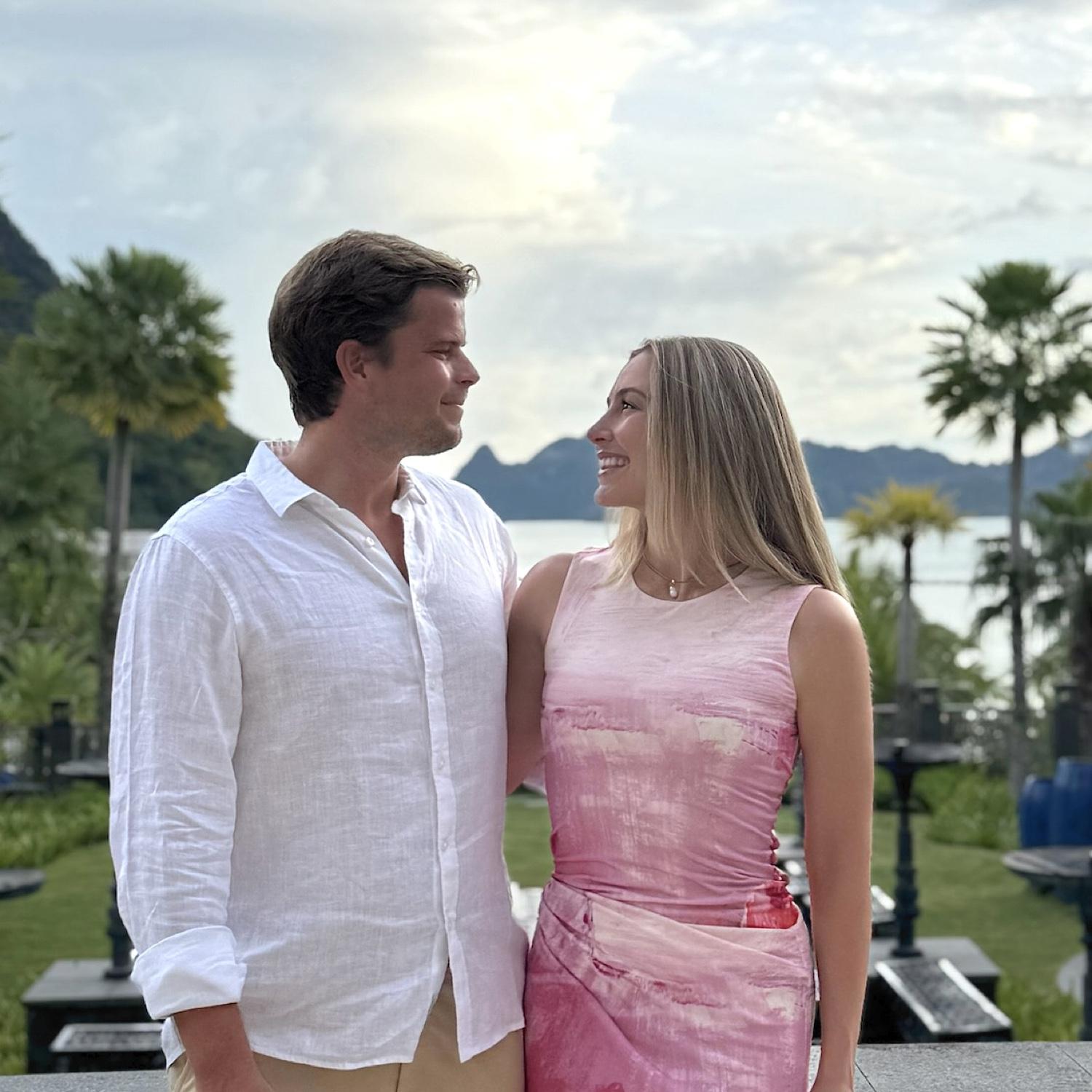 Our "engagement moon" in Langkawi, Malaysia!