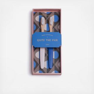 Bauhaus 2-Piece Toothbrush Set