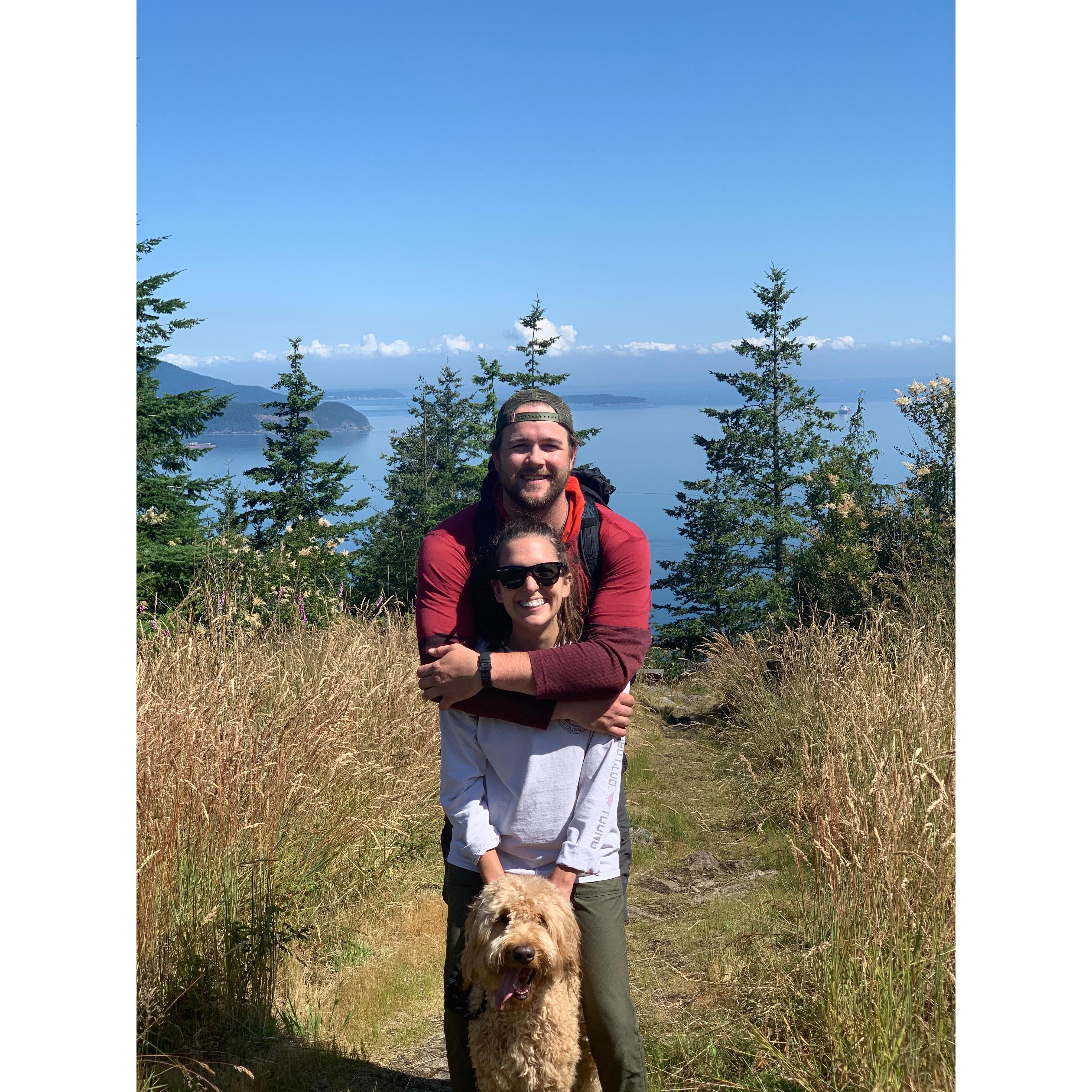 Hiking in Guemes Island