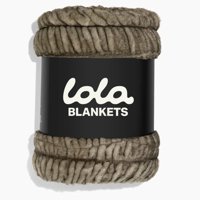 Lola Mosswood Tip Dye Blanket