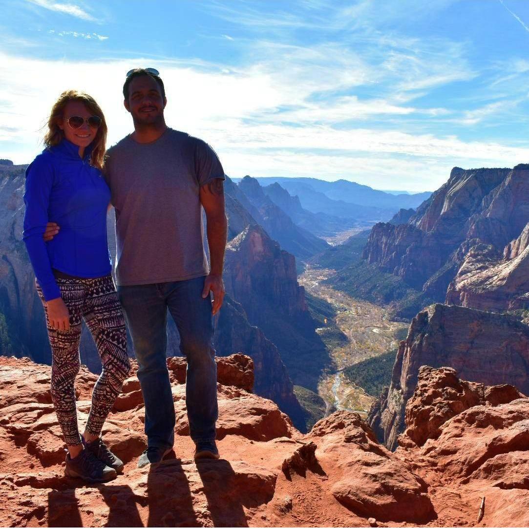 The top of Observation Point in Zion National Park