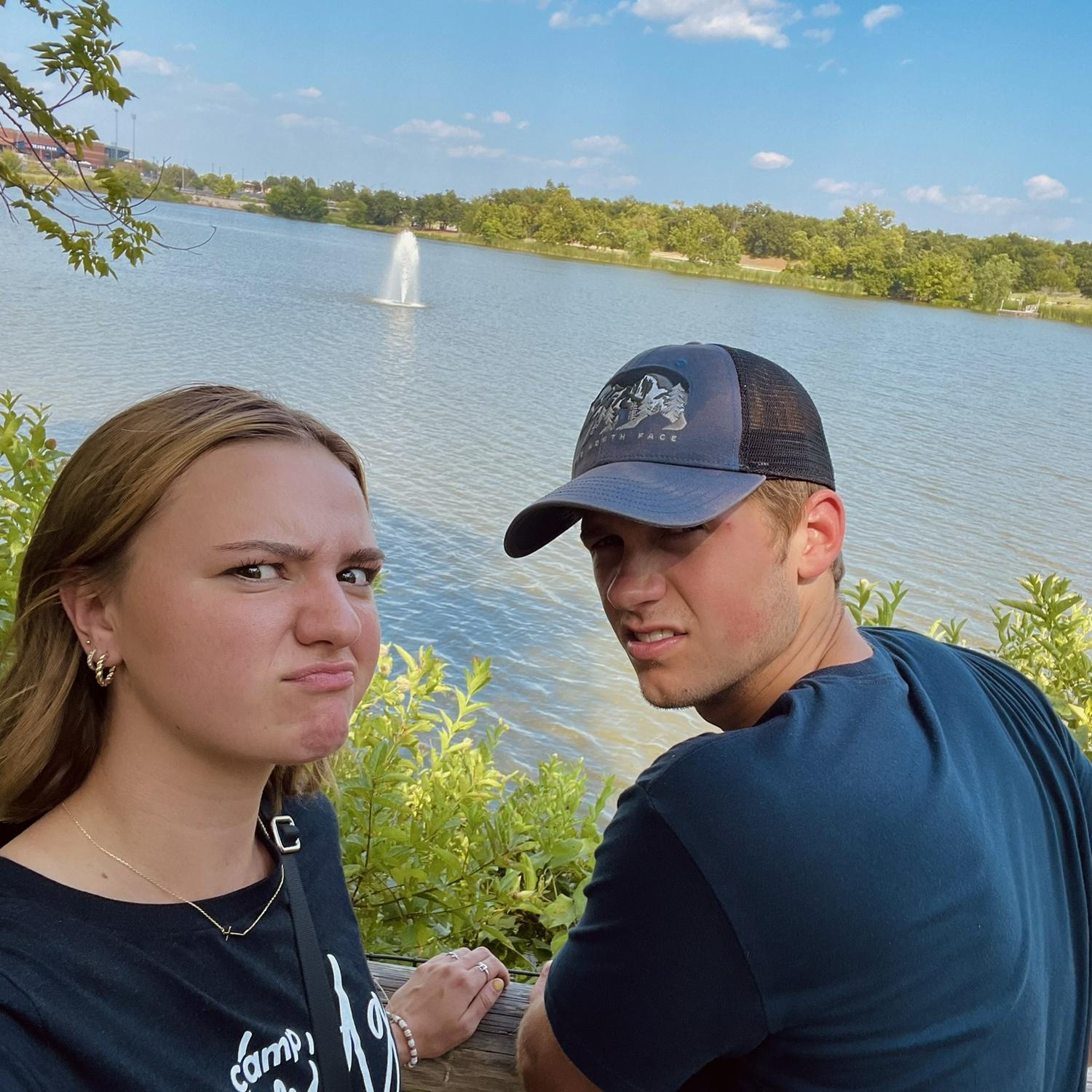 Third date at the zoo. Maylee’s bestfriend Taylor joined them that day, Taylor said, “he’s a keeper.” She decided to listen. :)