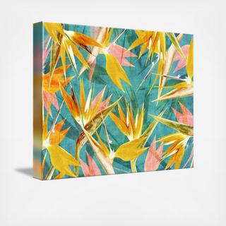Birds of Paradise Printed Canvas