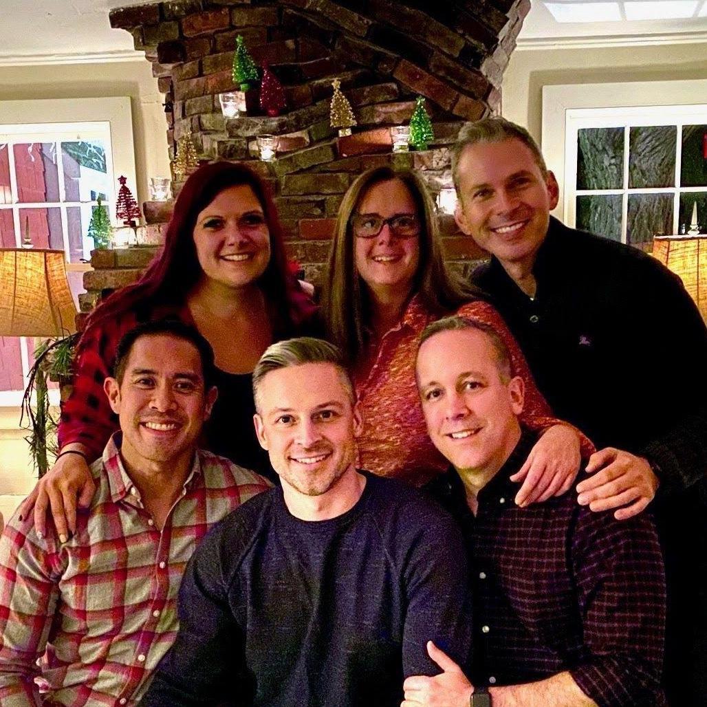 Dinner at Red Inn during Holly Folly in Ptown, MA.