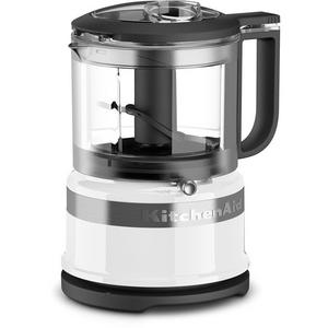 KitchenAid KFC3516WH 3.5 Cup Mini Food Processor, White