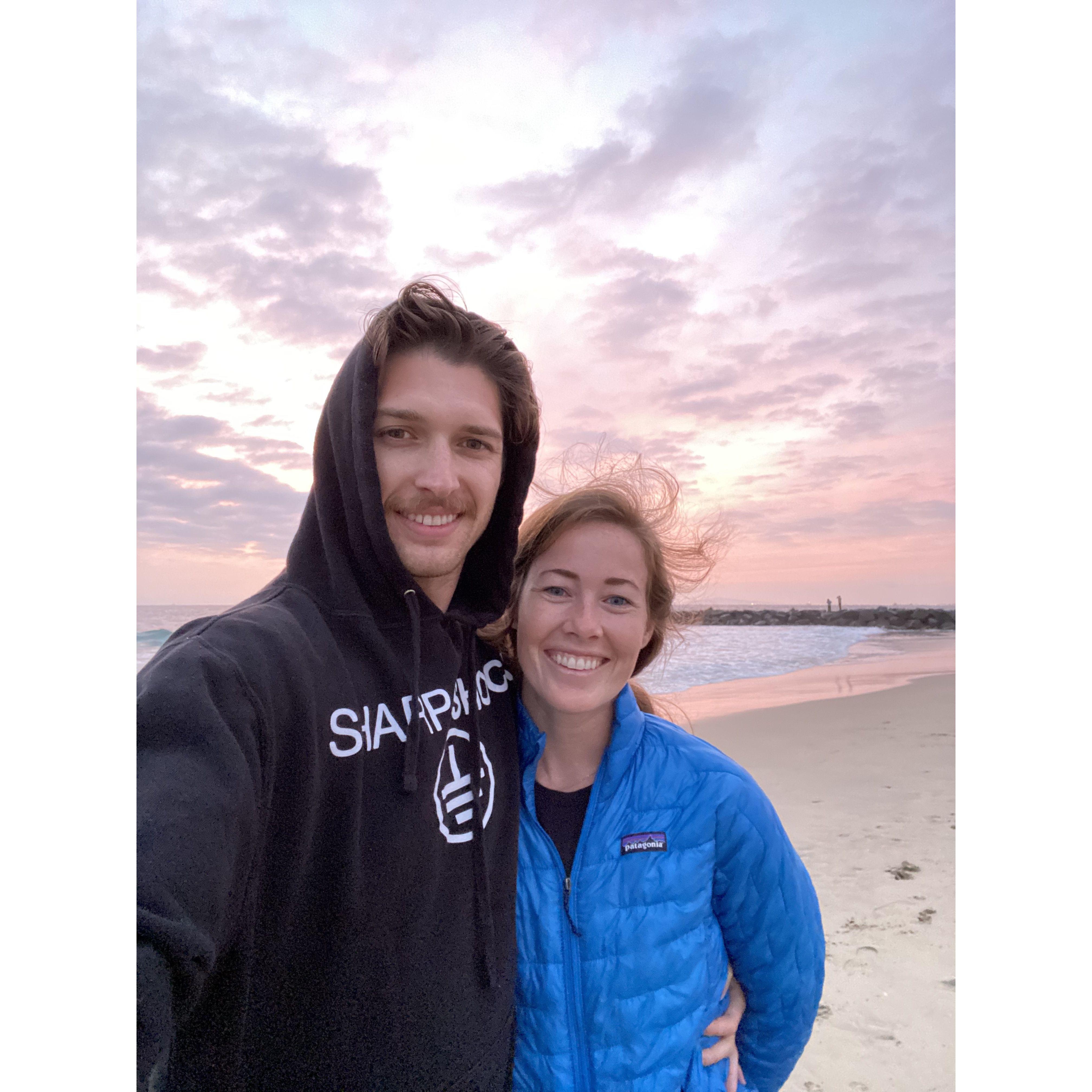 Newport Beach dinner & sunset date!
