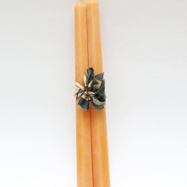 Beeswax Candle Pair