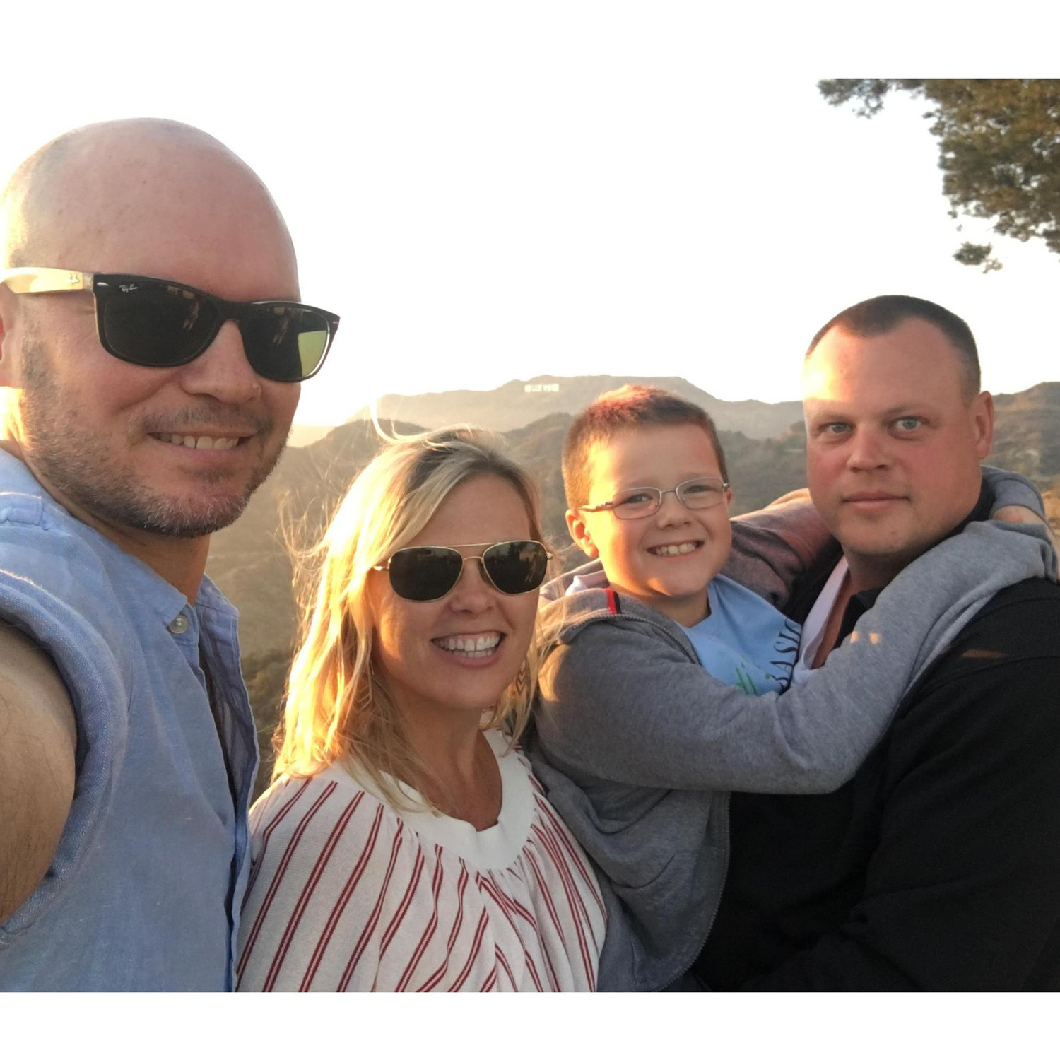 Griffith Observatory with Blake and Billy, October 2018