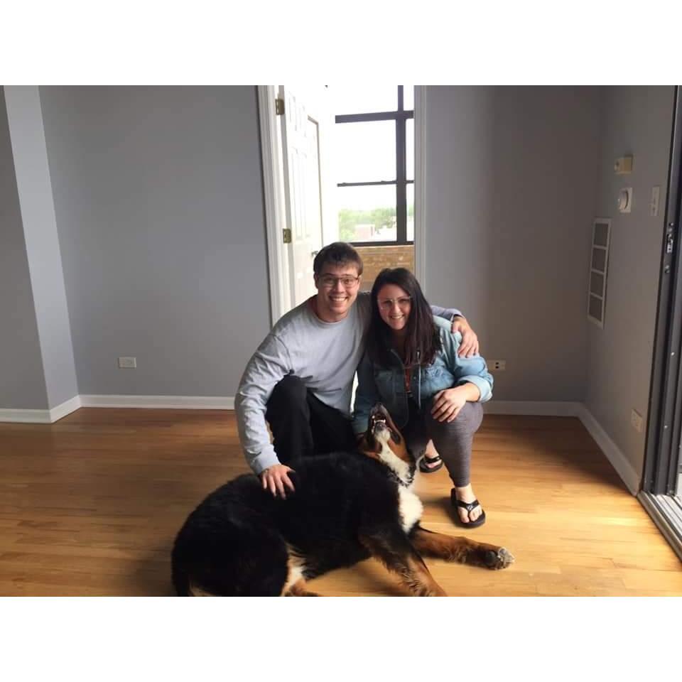 Jake & Patty's first home in Logan Square