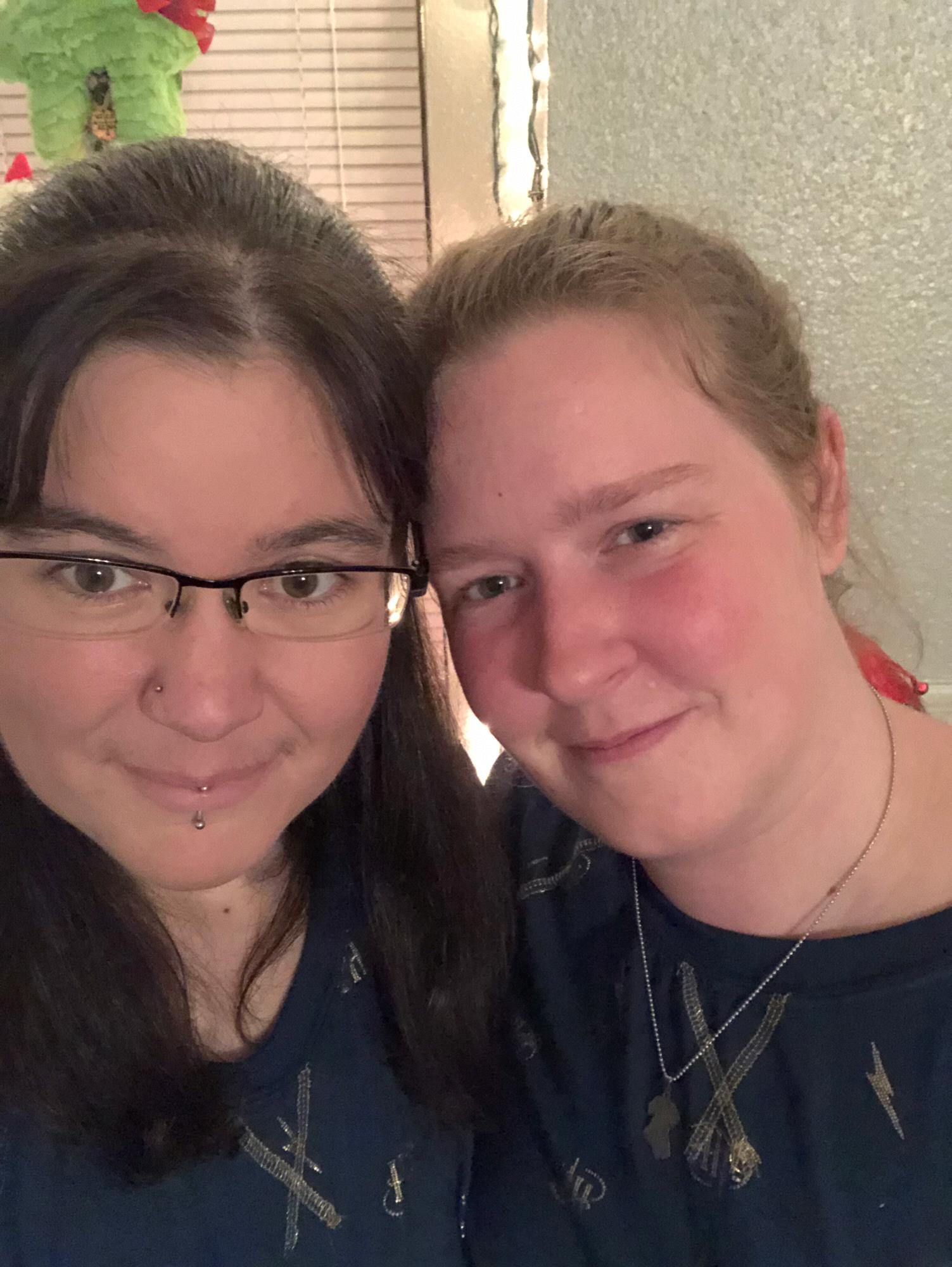 Our second Christmas Eve together! And our second year of matching Christmas pajamas.