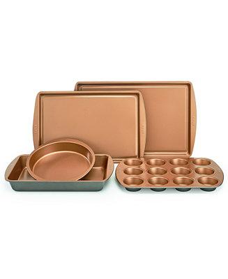Nonstick Copper 5-Pc. Bakeware Set