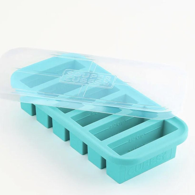 Silicone Freezer Trays - Half Cup / Aqua