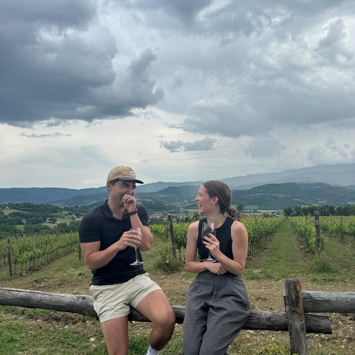 Wine tasting in Italy!