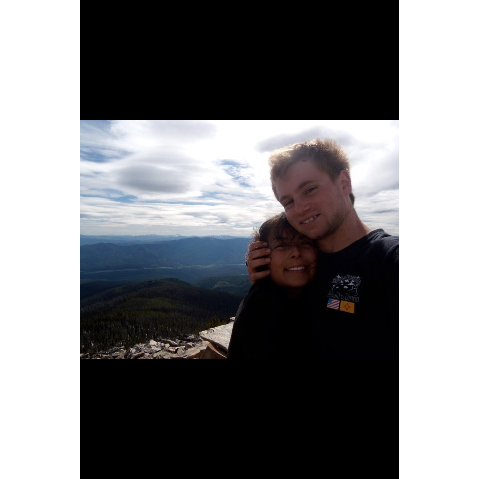 Audrey's first trip to Montana (where she nearly died summiting this peak)