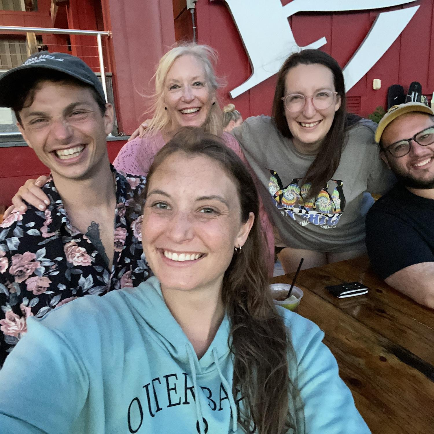 7/17/21... Christina's mom, Andrea, Danielle and partner, Morgan on vacation in the Outer Banks, NC.