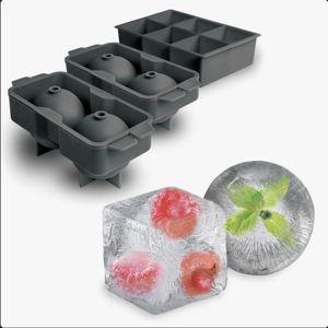 Elements 3 Piece Silicone Ice Cube Tray