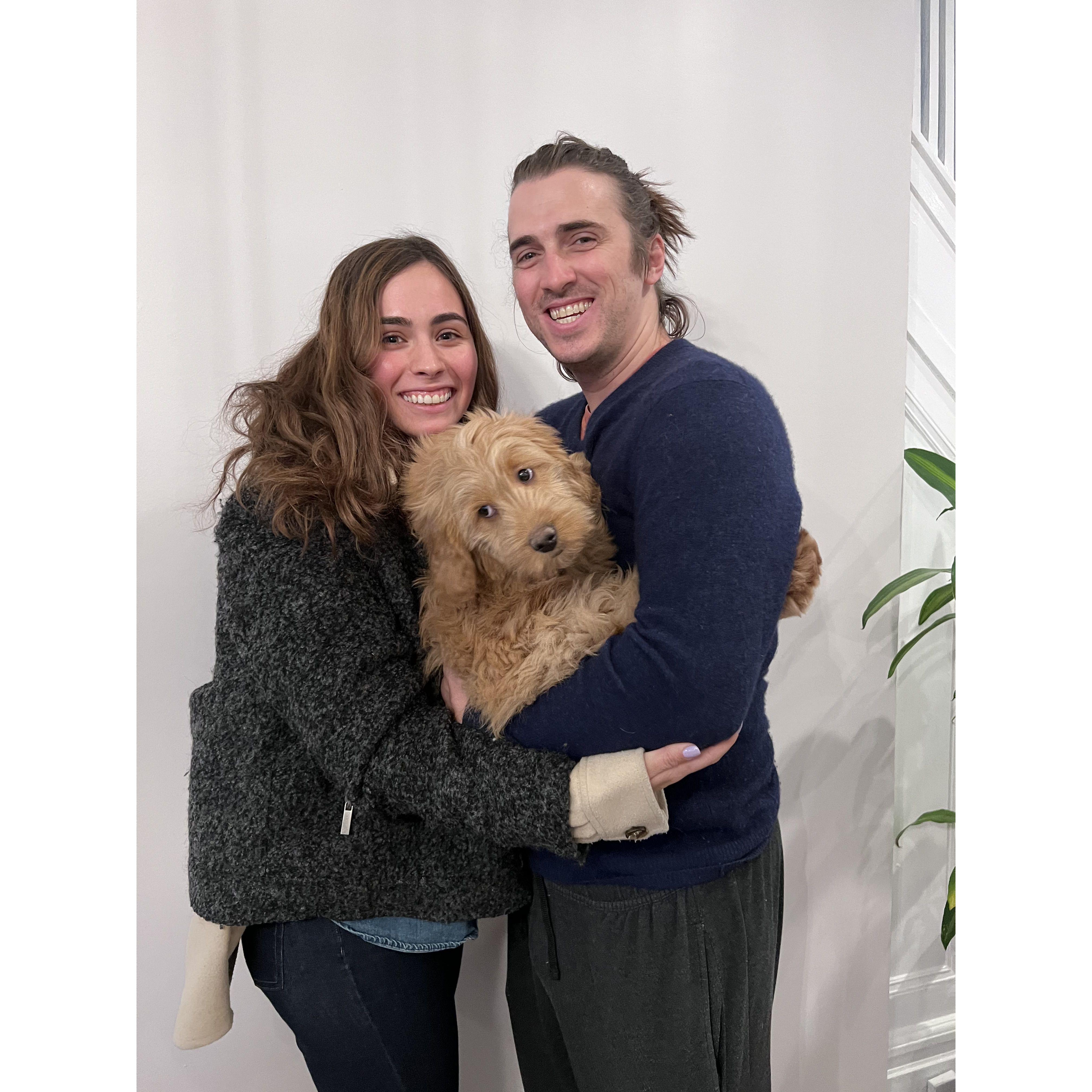 When we got our Mochi Bear!
