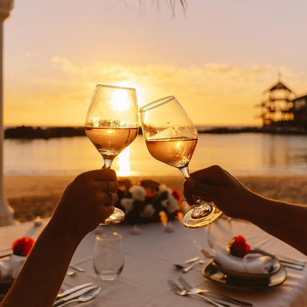 Dinner For Two On Our Honeymoon