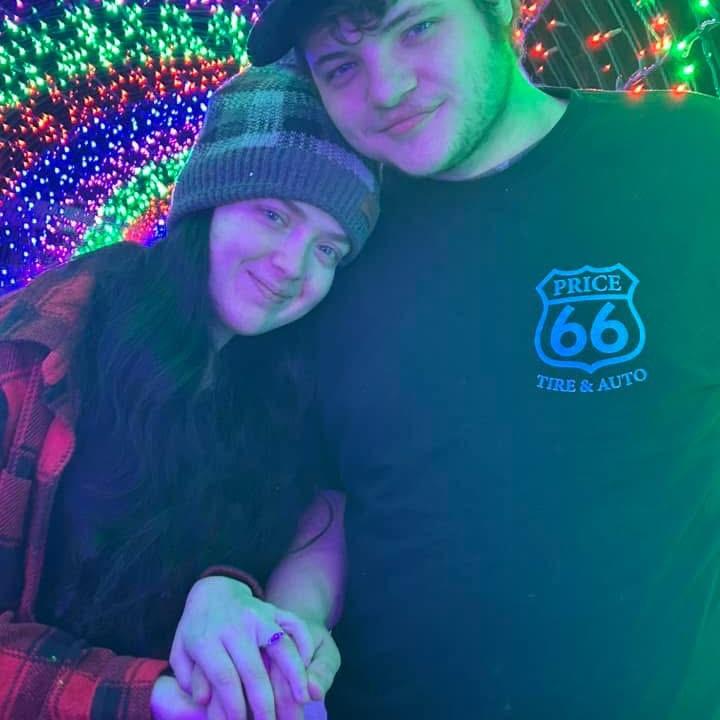 The night he proposed!