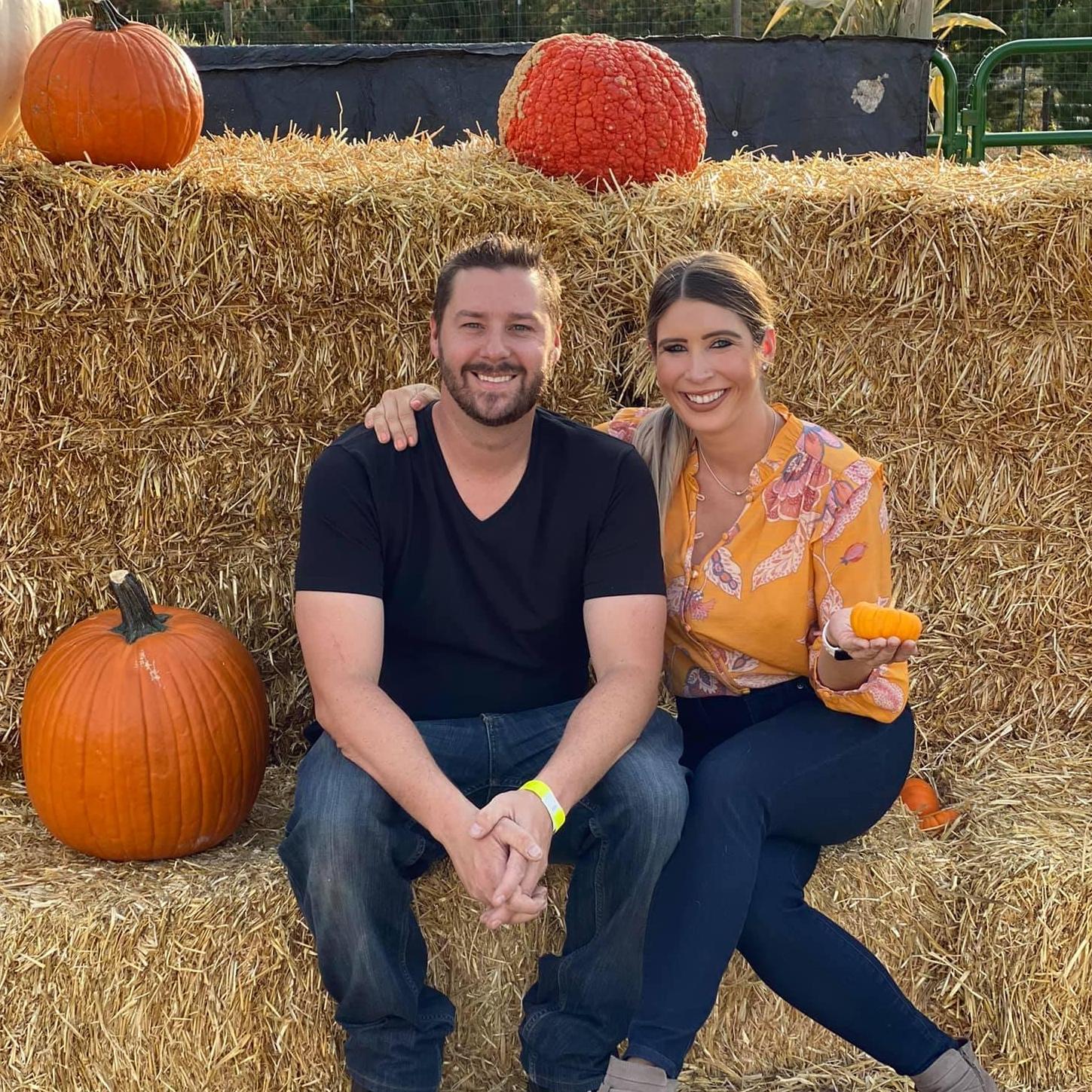At the pumpkin patch!