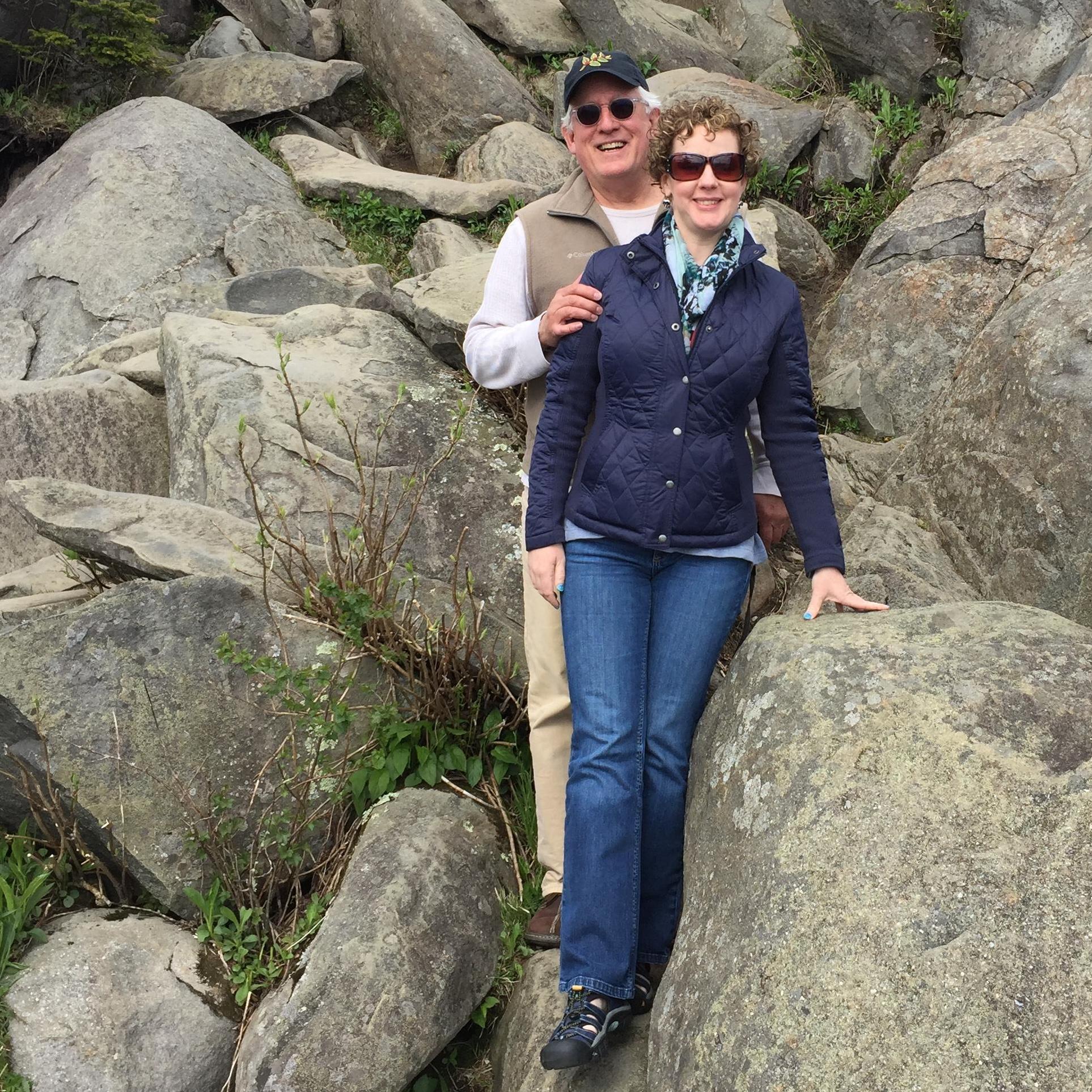 On vacation in North Carolina with Becky and Bernie.