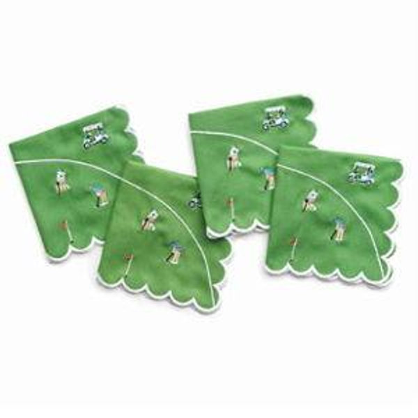 Day at the Golf Course Cocktail Napkins | Set of 4