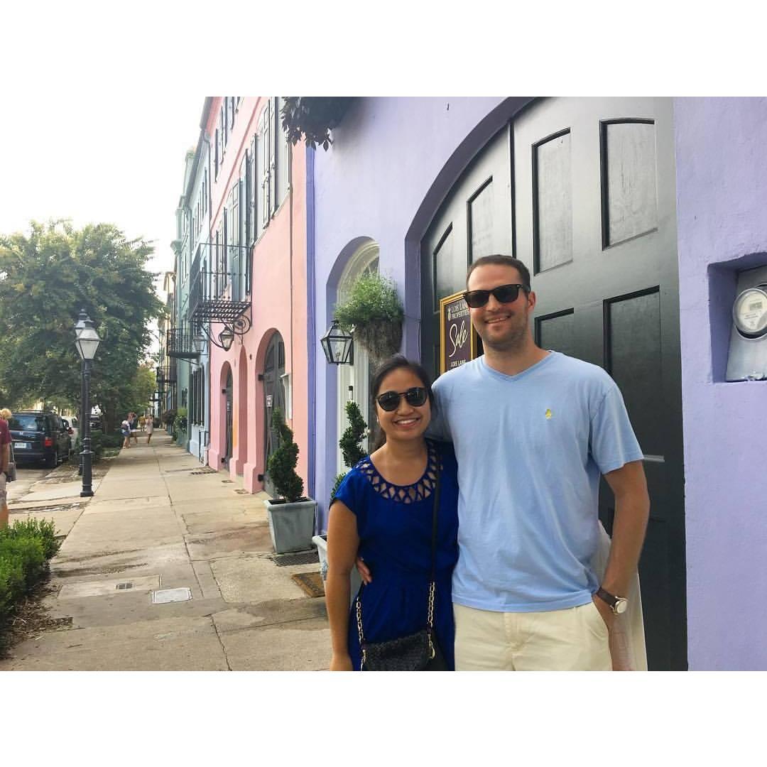 Rainbow Row in Charleston :)