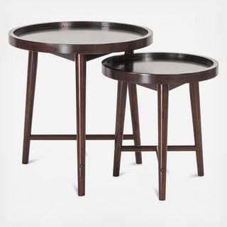 Intersect 2-Piece Nesting Table Set