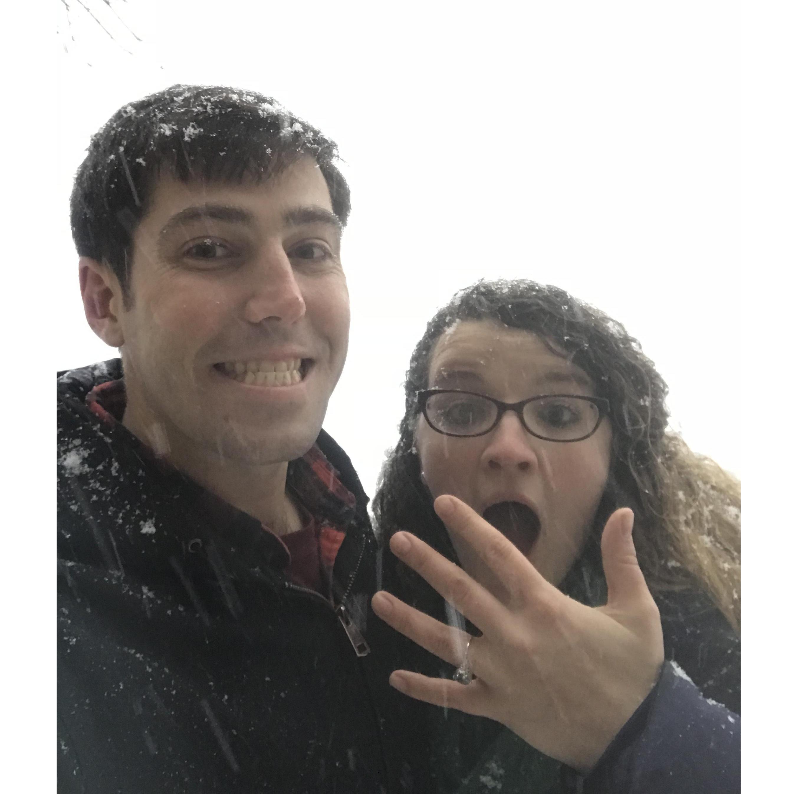Right after he asked me!