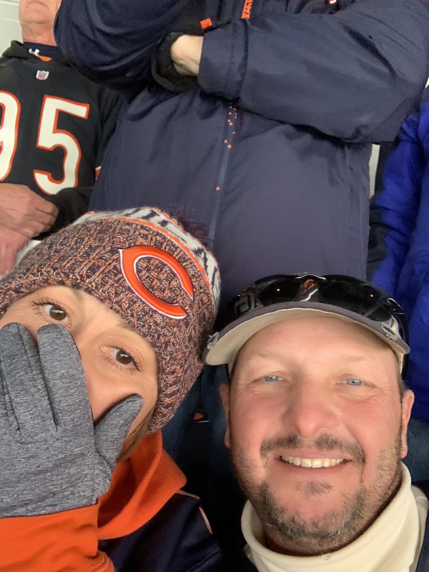 Bears game. Coldest day ever.