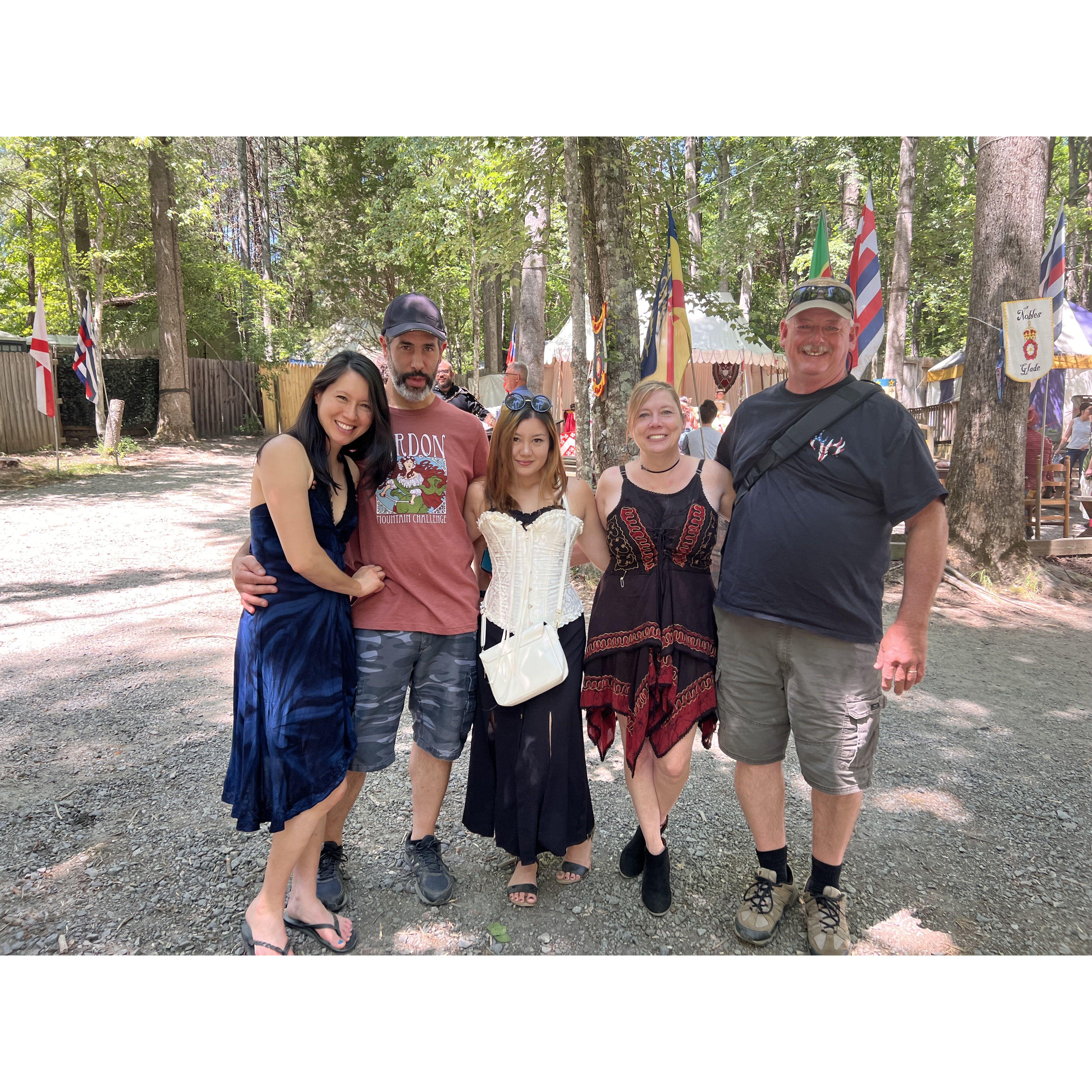 Renaissance Faire with Vy's family