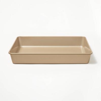 9"x13" Nonstick Aluminized Steel Cake Pan Gold - Figmint™