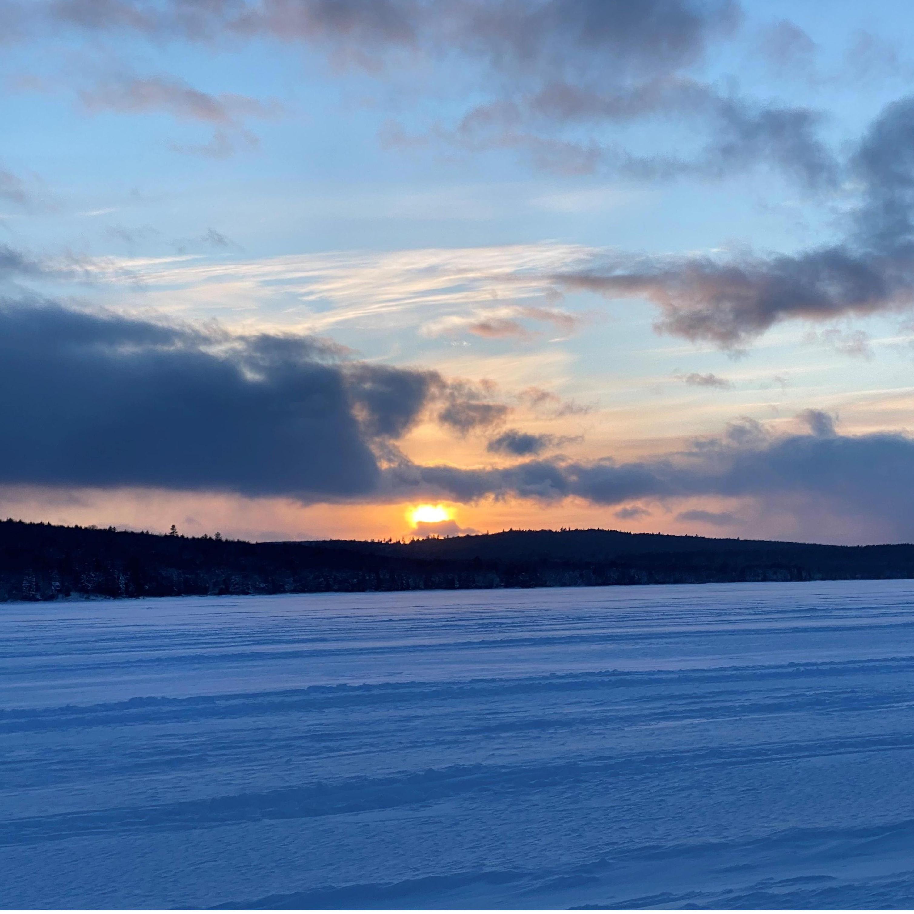 Sunset on Mooselookmeguntic Lake