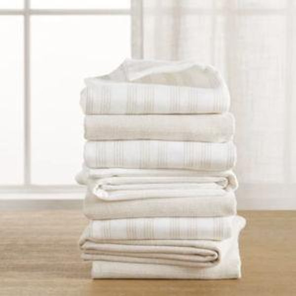 Costco- KitchenAid Chambray Stripe Kitchen Towels, 8-piece Set