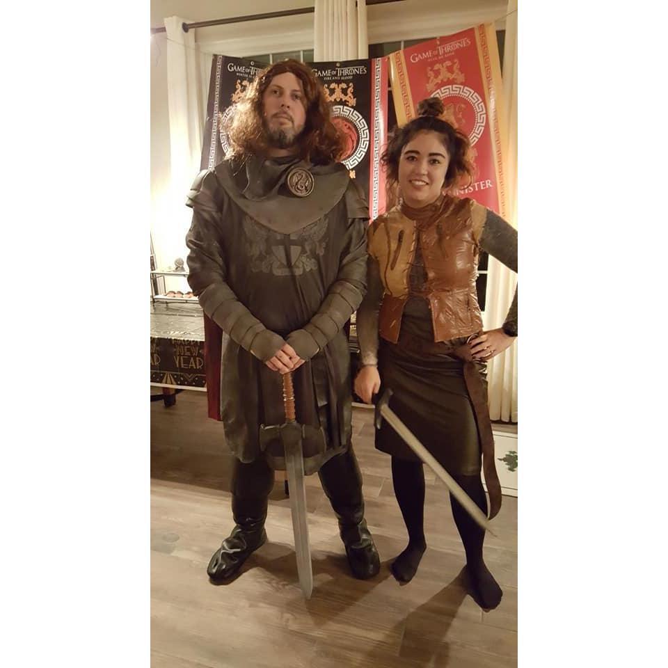 Arya Stark & The Hound.