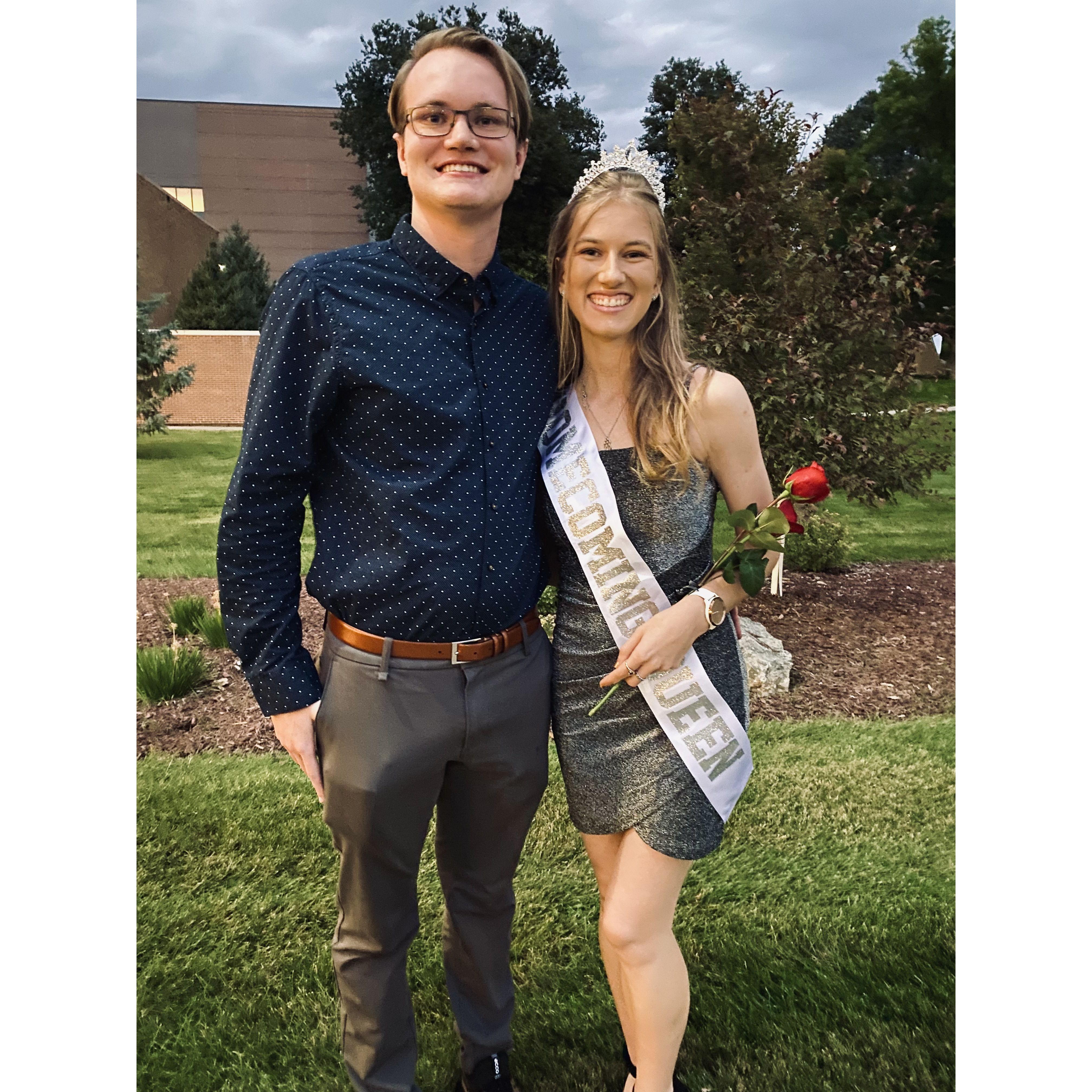 Faith was crowned Morningside's Homecoming Queen in 2022.