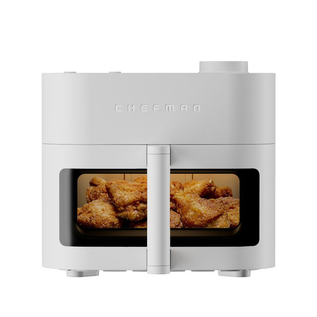 Chefman Crispinator Air Fryer, White, 8-qt