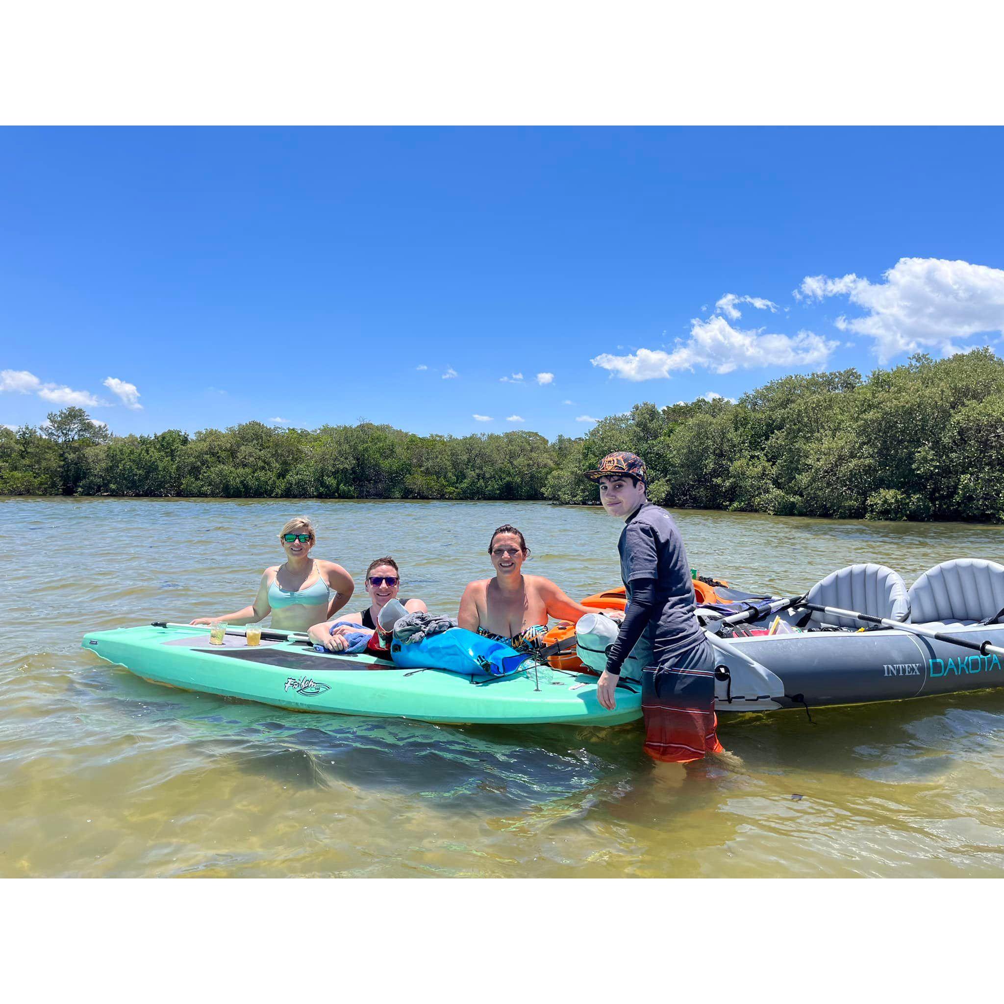 Kayaking with wonderful friends!
