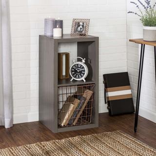Premium Laminate 2-Cube Storage Shelf Set