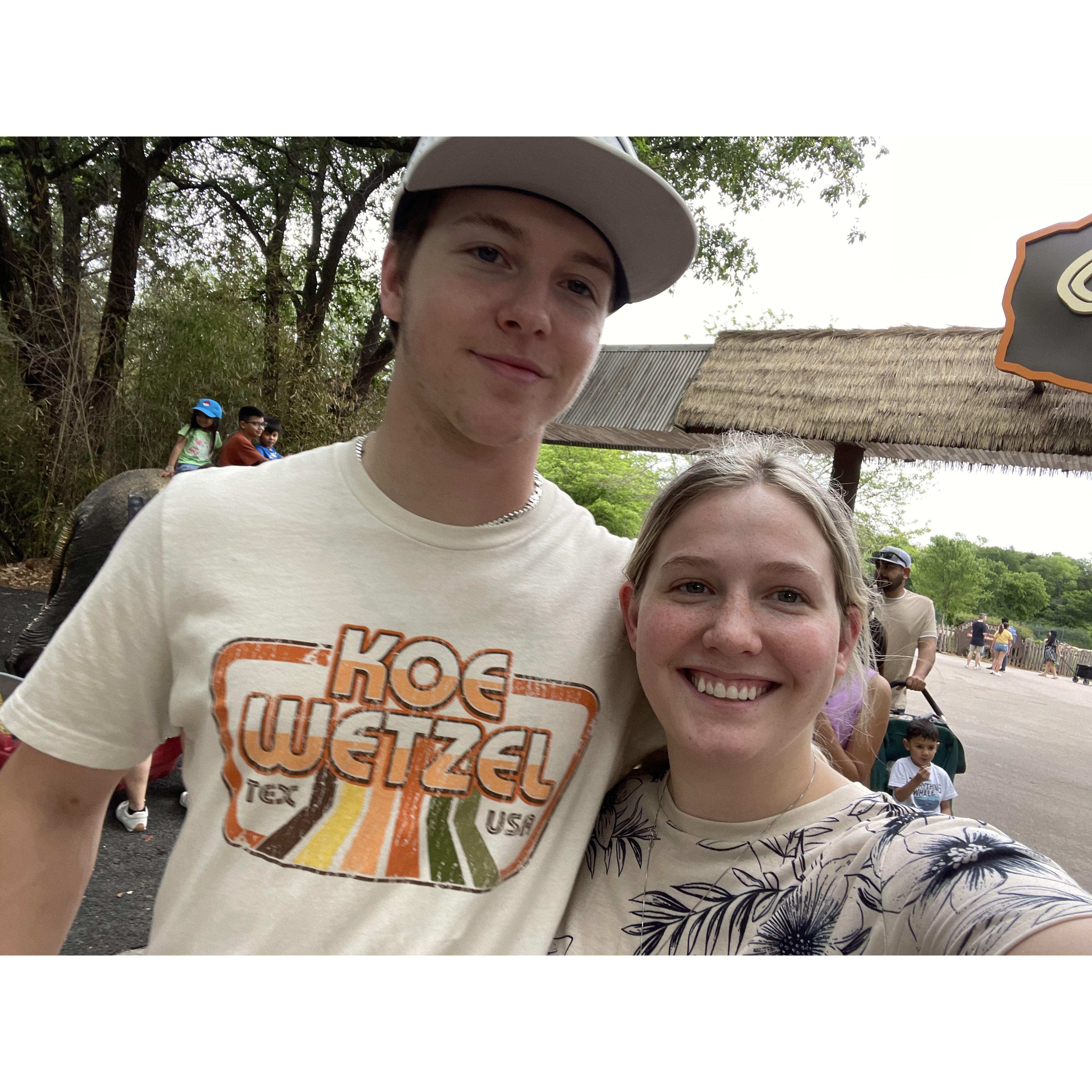 At the Dallas Zoo