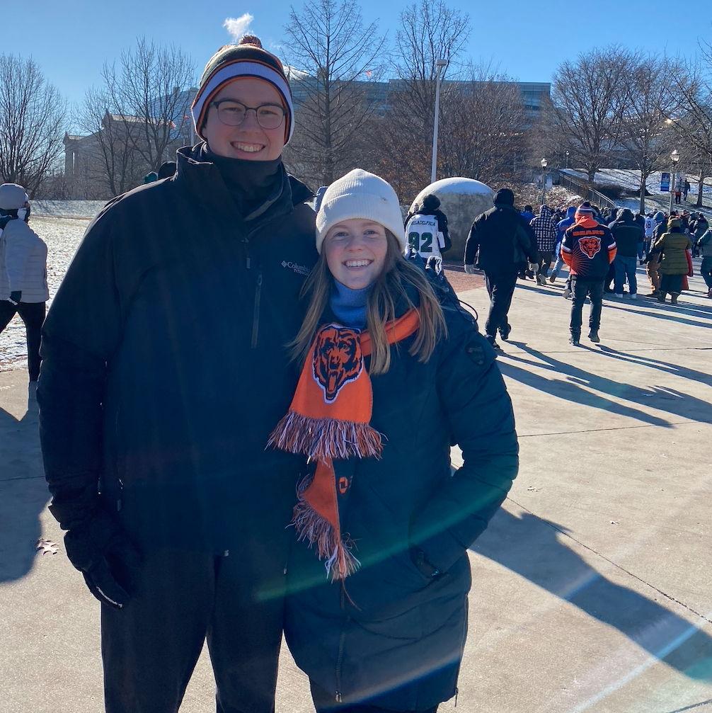 Teaching Joseph to be a Chicago Bears fan (December 2022)