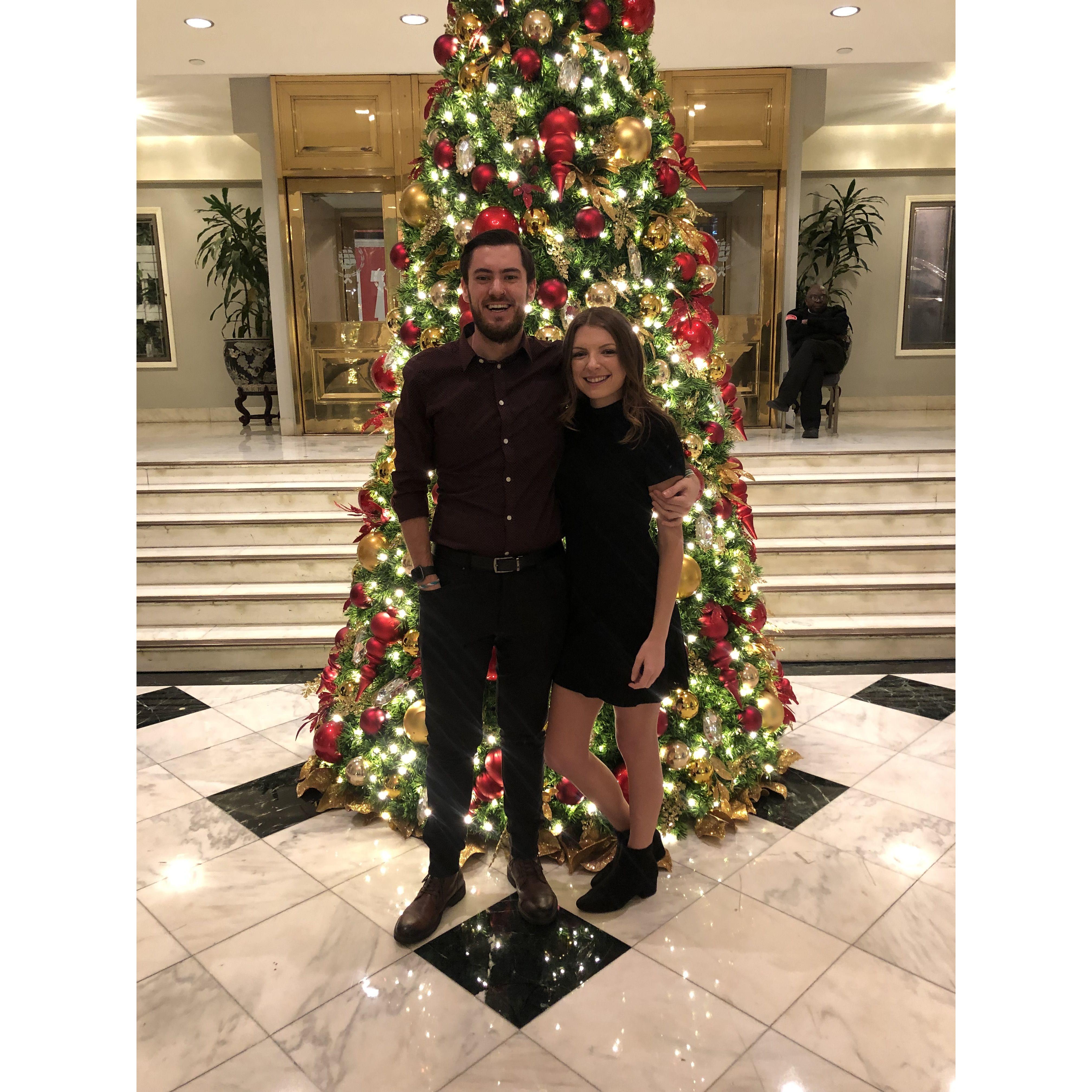 First Christmas party together!
