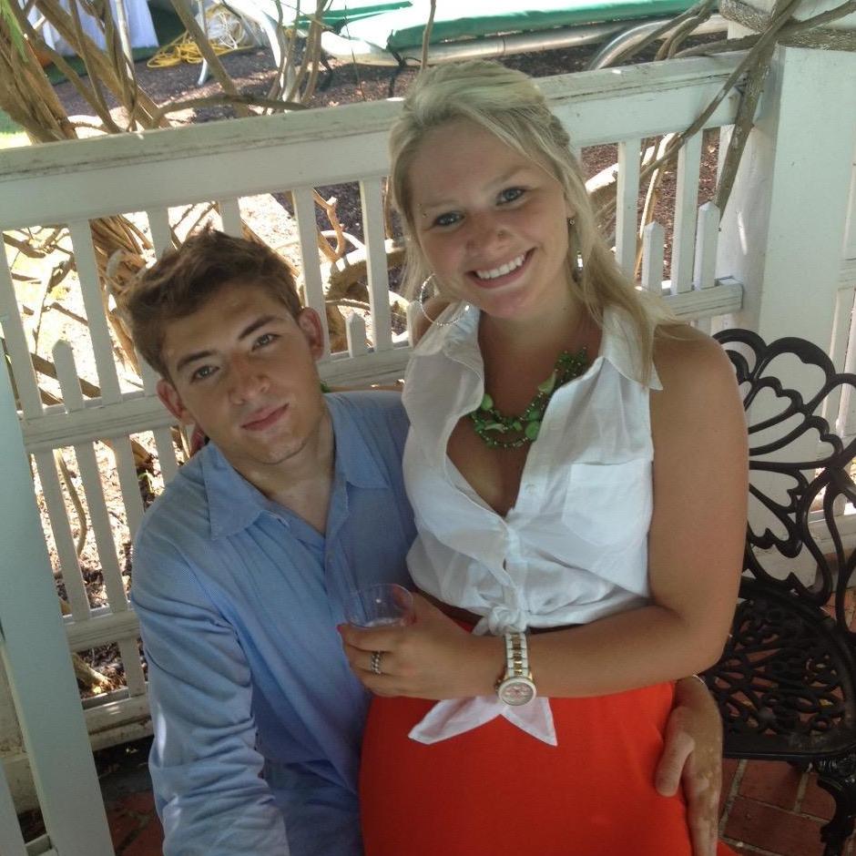 Austin's college graduation party.
