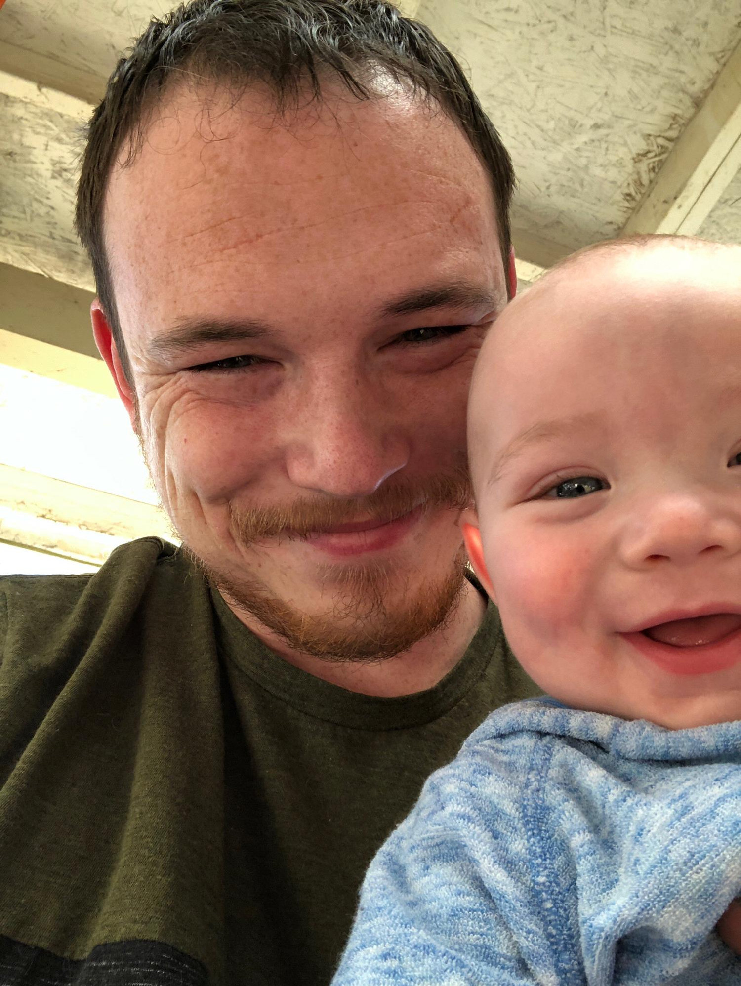 Matthew likes to send me pictures of him and Nathan when I'm at work, just to brighten my day.