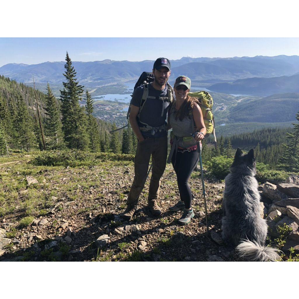 August 2019 on Peak 1 overlooking Dillon Reservoir, Frisco, Colorado