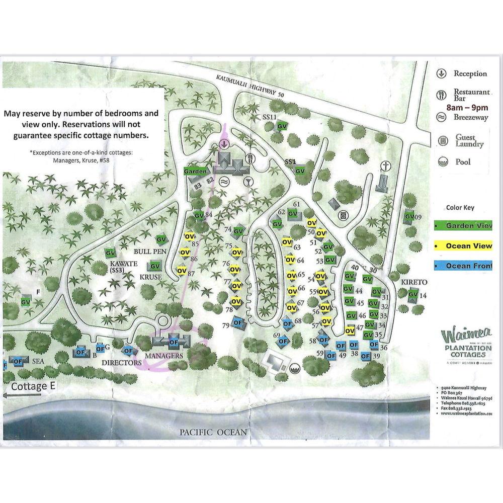 Here is a map of the plantation for reference as to where we will be saying i do and where you can choose to stay!