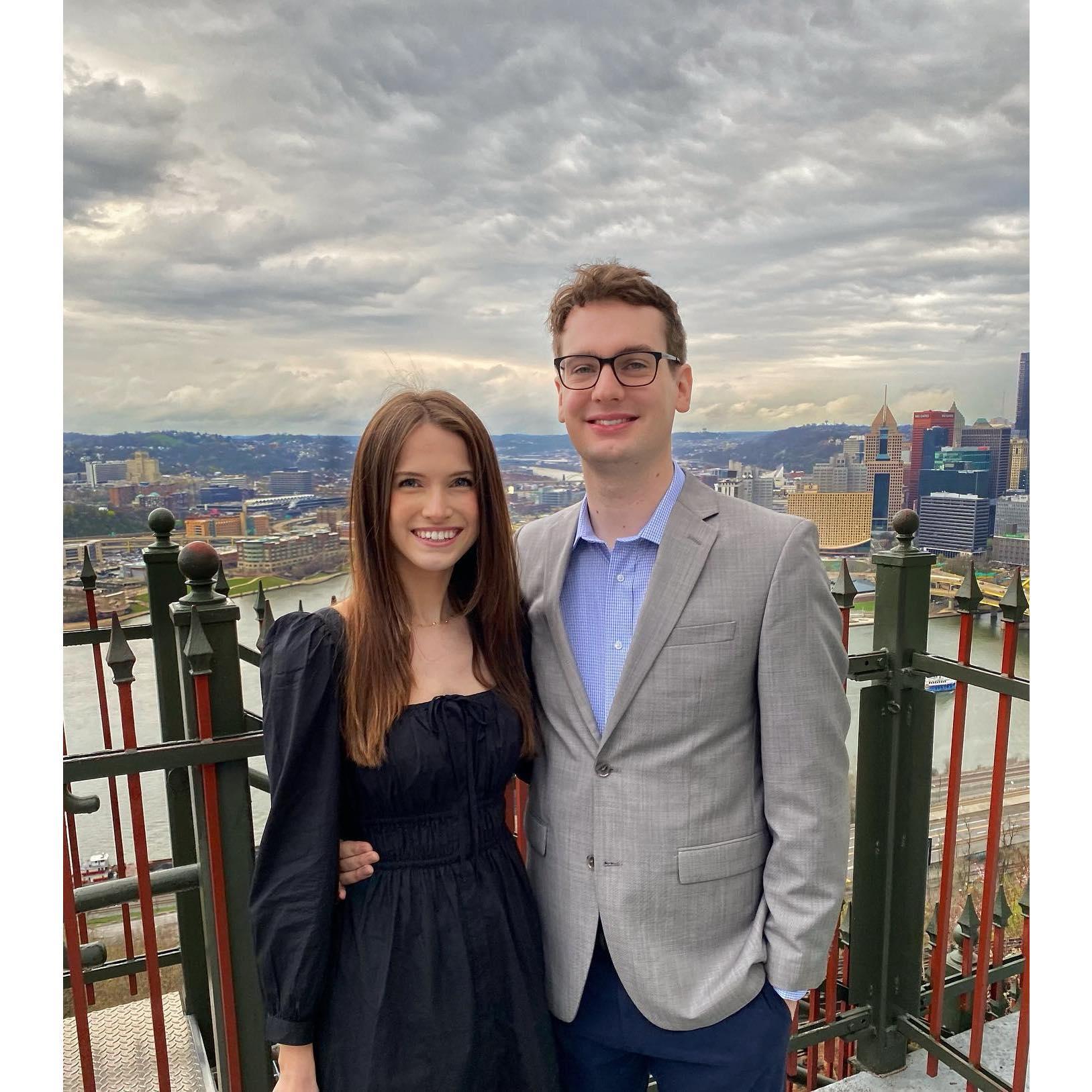 Our engagement party in Pittsburgh