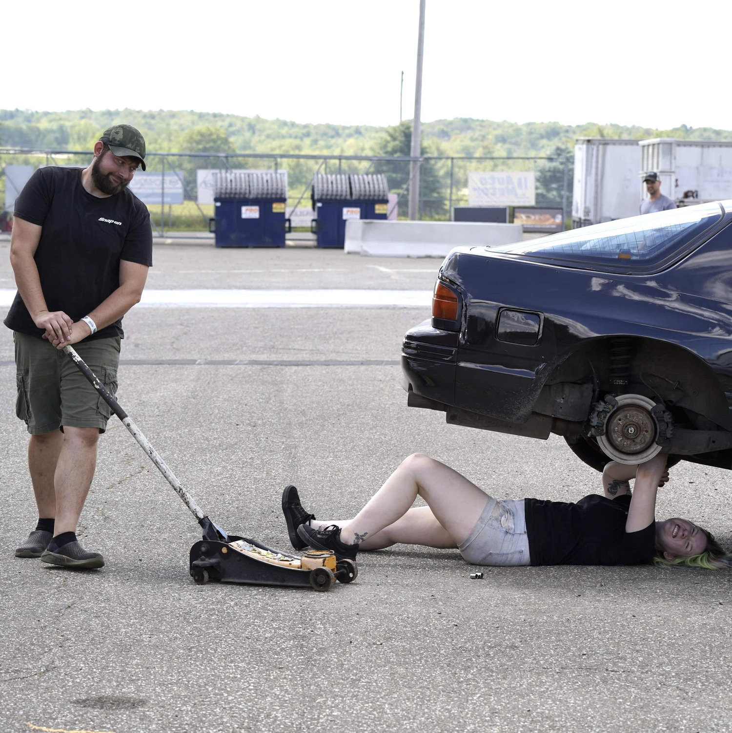 This was the third time Kristen's axle needed replaced.
